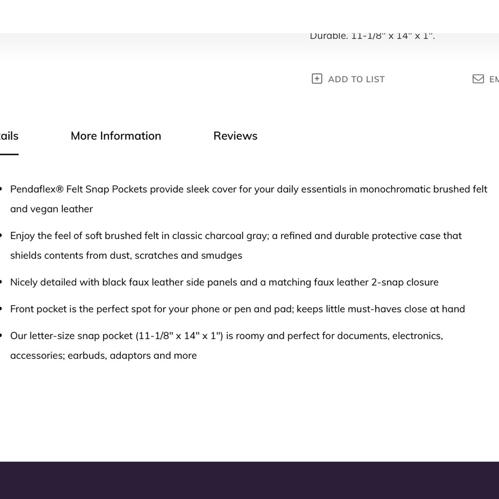 PENDAFLEX COMPUTER CASE NWT NWT - image 5
